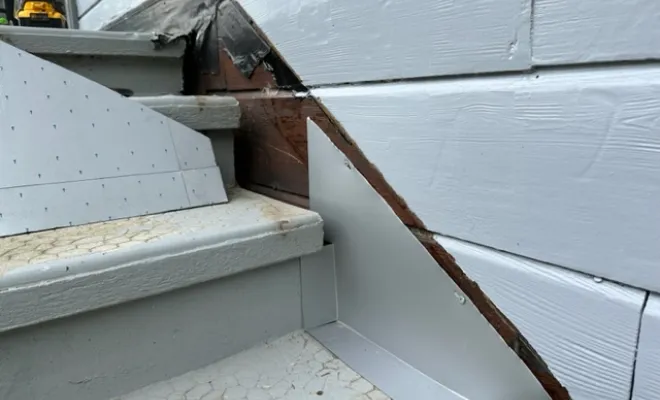 réalisation d' une étancheitée sur un escalier, Crolles, Toi mon toit